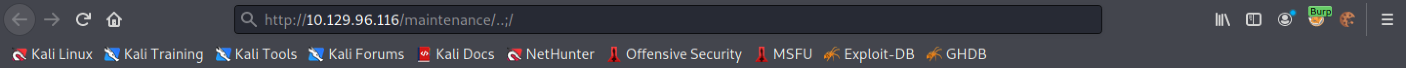 Trying to discover SSTI vulnerability.