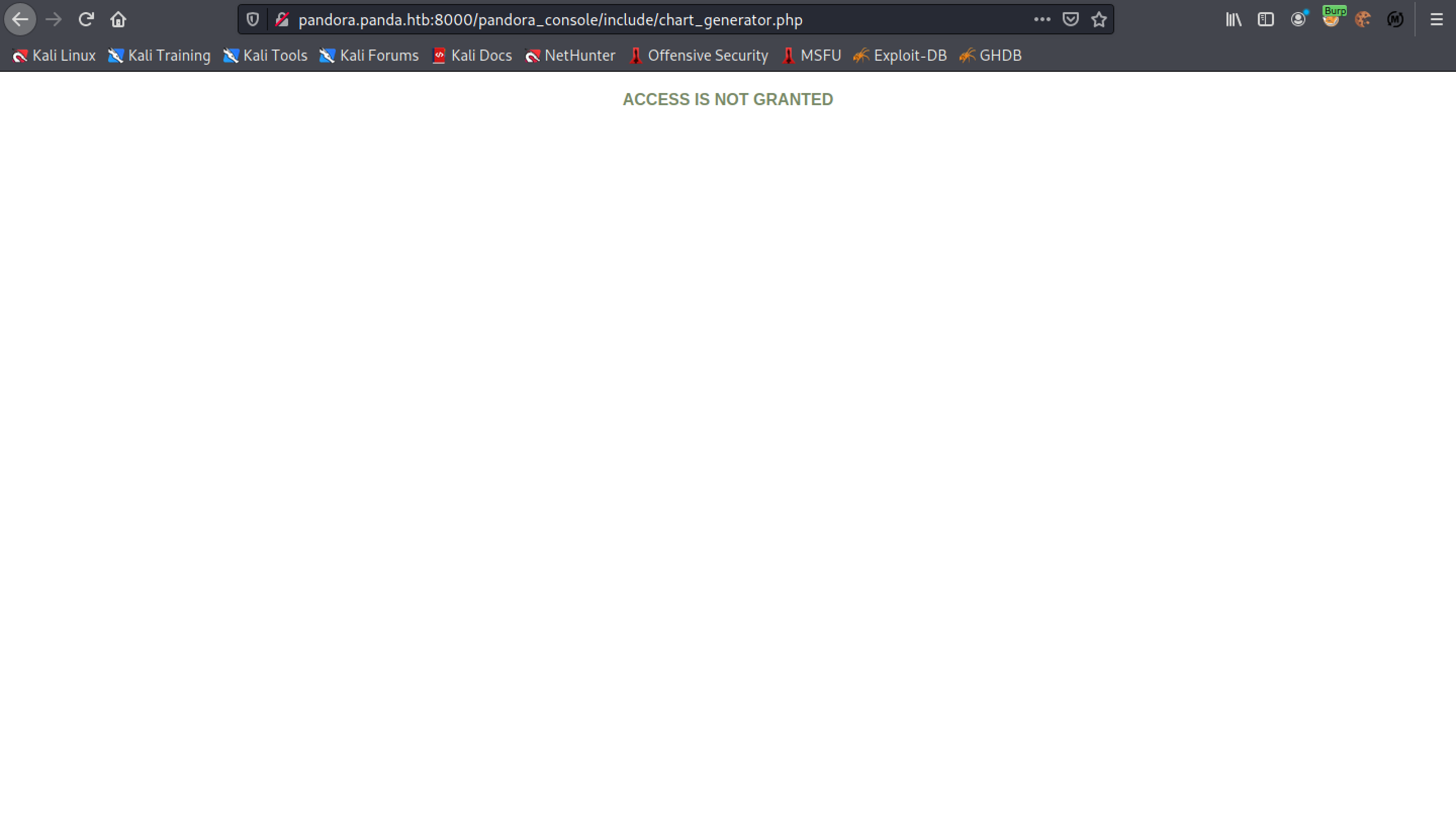 Browsing 'chart_generator.php' page in Artica Pandora FMS.