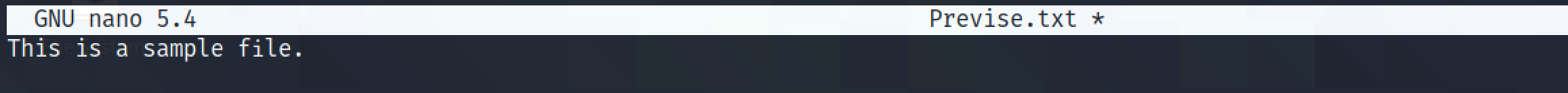 Sample text file to upload.