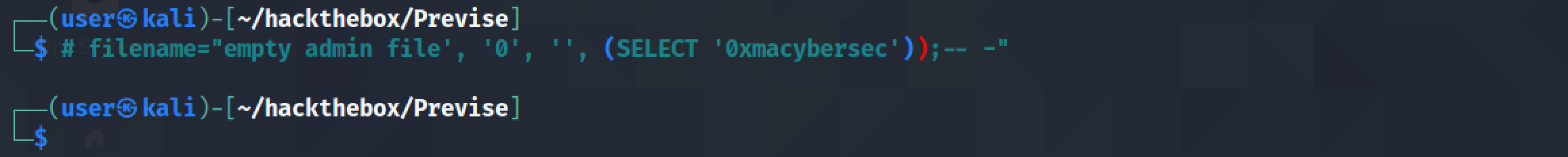 Inserting some text in the username field.