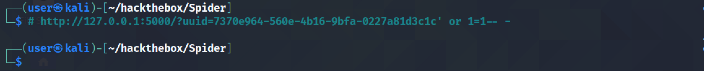 Modifying the SQL injection by commenting out the rest of the SQL query.