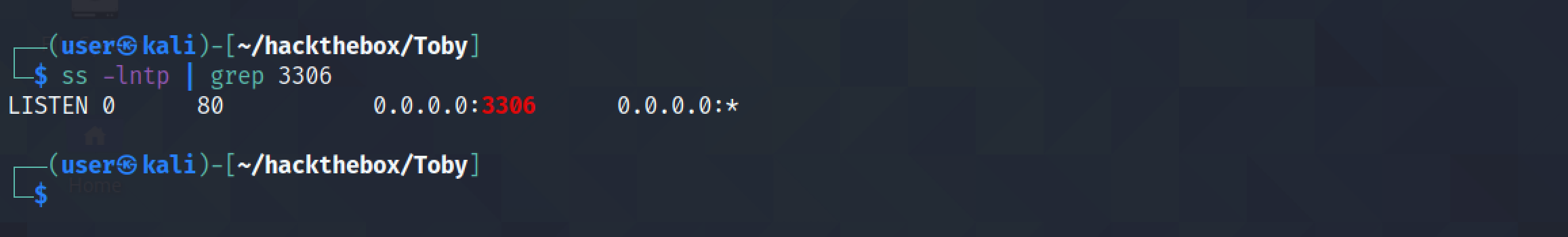 MariaDB/MySQL service listening on all interfaces.