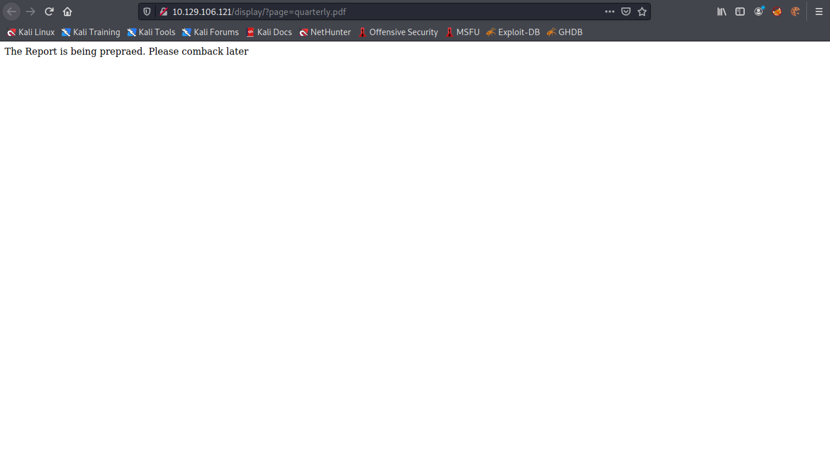 Trying to download the quarterly report.