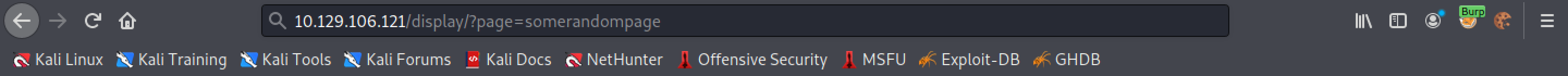 Trying to access some page that doesn't exist.