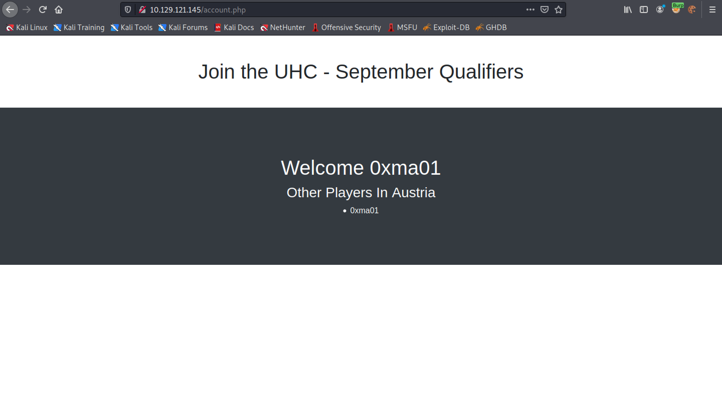 Viewing the users in a country.